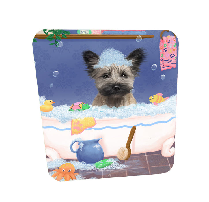 Rub a Dub Dogs in a Tub Skye Terrier Dog Coasters Set of 4 CSTA58305