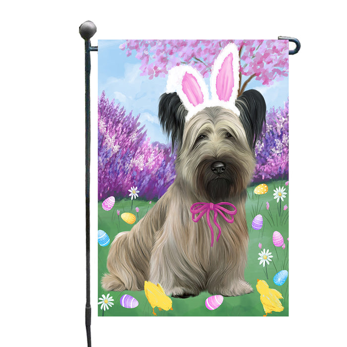Easter holiday Skye Terrier Dog Garden Flags Outdoor Decor for Homes and Gardens Double Sided Garden Yard Spring Decorative Vertical Home Flags Garden Porch Lawn Flag for Decorations GFLG68341