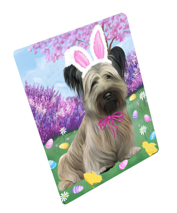 Easter holiday Skye Terrier Dog Cutting Board - For Kitchen - Scratch & Stain Resistant - Designed To Stay In Place - Easy To Clean By Hand - Perfect for Chopping Meats, Vegetables, CA83652