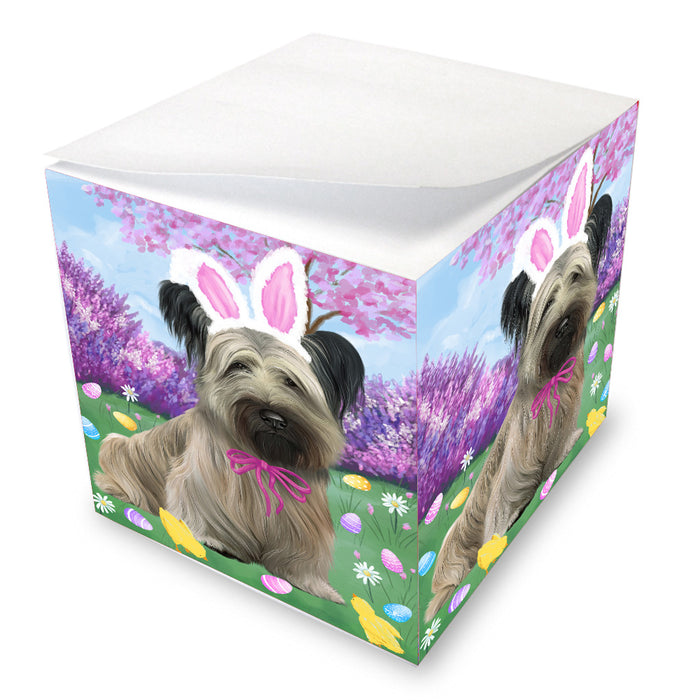 Easter holiday Skye Terrier Dog Note Cube NOC-DOTD-A57630