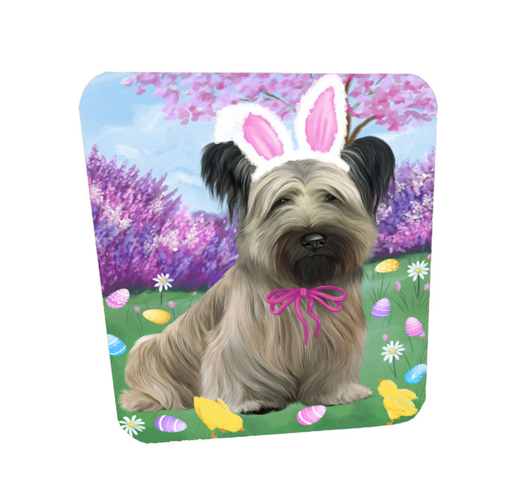 Easter holiday Skye Terrier Dog Coasters Set of 4 CSTA58589