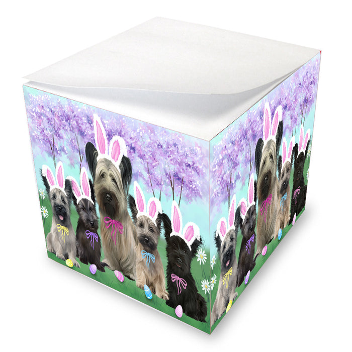 Easter Holiday Skye Terrier Dogs Note Cube NOC-DOTD-A57609