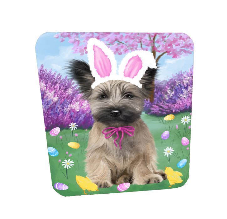 Easter holiday Skye Terrier Dog Coasters Set of 4 CSTA58590