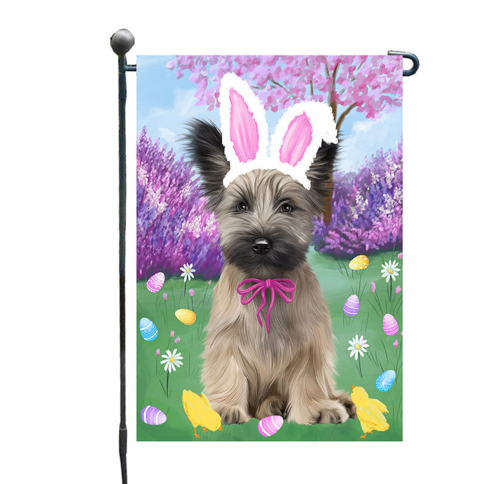 Easter holiday Skye Terrier Dog Garden Flags Outdoor Decor for Homes and Gardens Double Sided Garden Yard Spring Decorative Vertical Home Flags Garden Porch Lawn Flag for Decorations GFLG68342