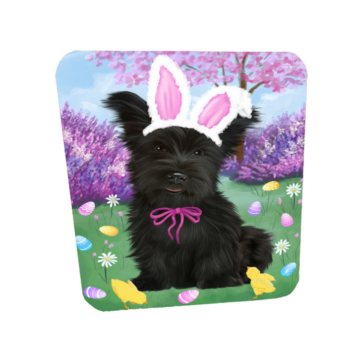 Easter holiday Skye Terrier Dog Coasters Set of 4 CSTA58591