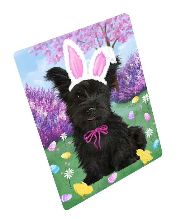 Easter holiday Skye Terrier Dog Cutting Board - For Kitchen - Scratch & Stain Resistant - Designed To Stay In Place - Easy To Clean By Hand - Perfect for Chopping Meats, Vegetables, CA83656
