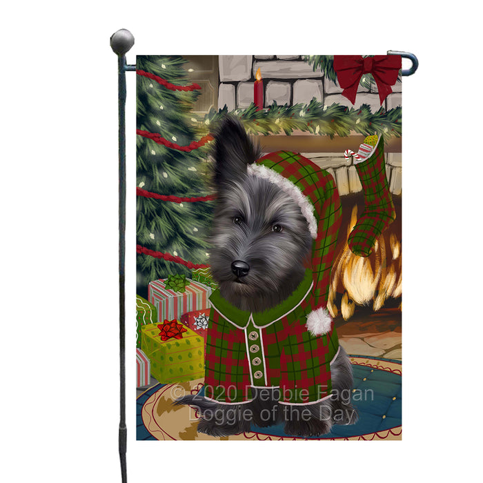 The Christmas Stocking was Hung Skye Terrier Dog Garden Flags Outdoor Decor for Homes and Gardens Double Sided Garden Yard Spring Decorative Vertical Home Flags Garden Porch Lawn Flag for Decorations GFLG68458