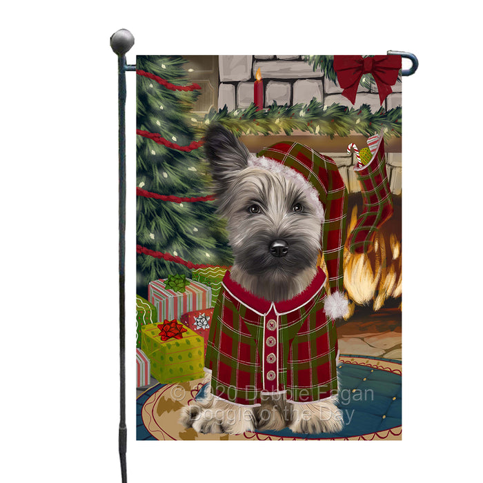 The Christmas Stocking was Hung Skye Terrier Dog Garden Flags Outdoor Decor for Homes and Gardens Double Sided Garden Yard Spring Decorative Vertical Home Flags Garden Porch Lawn Flag for Decorations GFLG68459