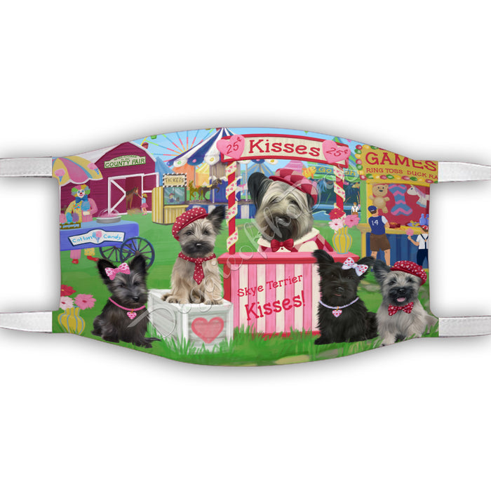 Carnival Kissing Booth Skye Terrier Dogs Face Mask FM48086