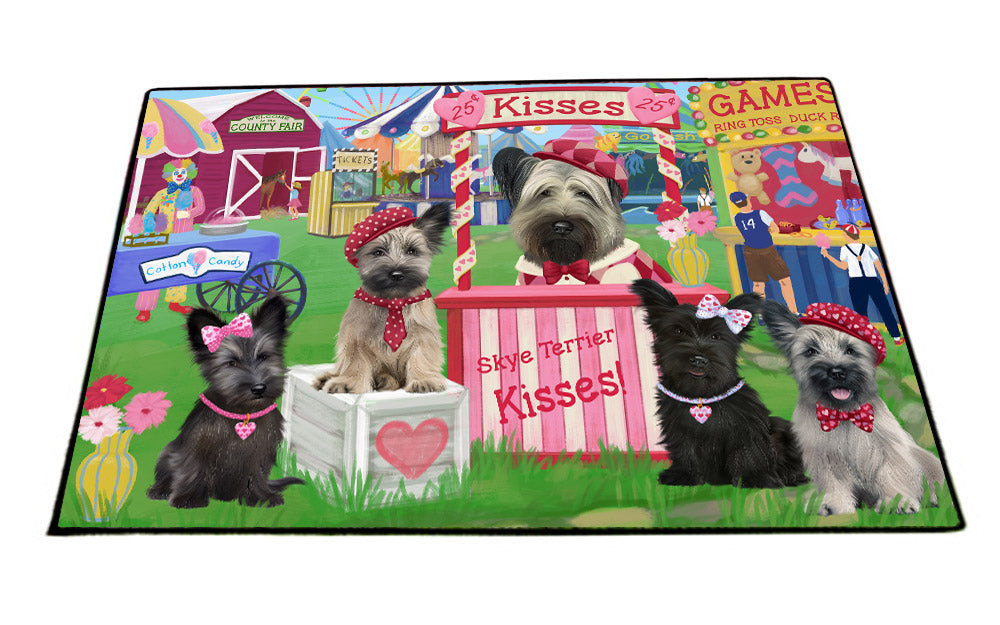 Carnival Kissing Booth Springer Spaniel Dogs Floormat FLMS55606