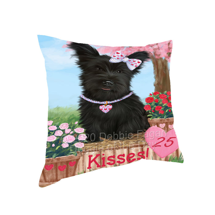 Rosie 25 Cent Kisses Skye Terrier Dog Pillow with Top Quality High-Resolution Images - Ultra Soft Pet Pillows for Sleeping - Reversible & Comfort - Ideal Gift for Dog Lover - Cushion for Sofa Couch Bed - 100% Polyester, PILA92260