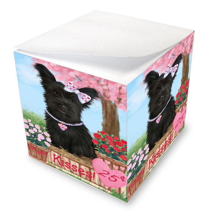Rosie 25 Cent Kisses Skye Terrier Dog Note Cube NOC-DOTD-A57316