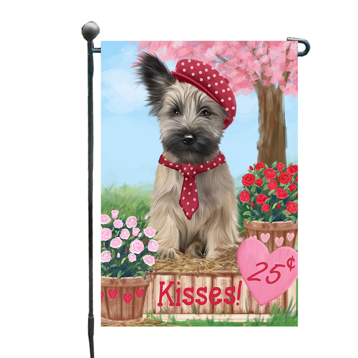Rosie 25 Cent Kisses Skye Terrier Dog Garden Flags Outdoor Decor for Homes and Gardens Double Sided Garden Yard Spring Decorative Vertical Home Flags Garden Porch Lawn Flag for Decorations GFLG67971