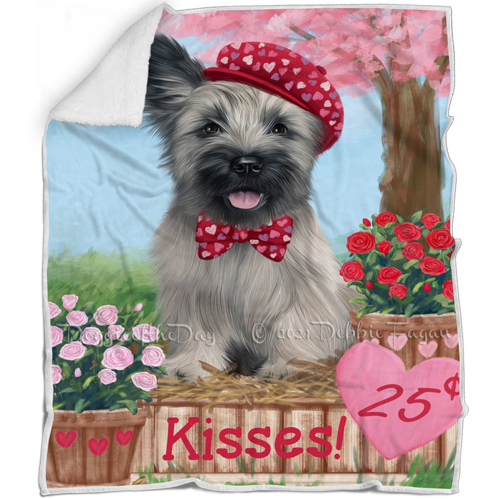 Rosie 25 Cent Kisse Skye Terrier Dog Blanket BLNKT142390