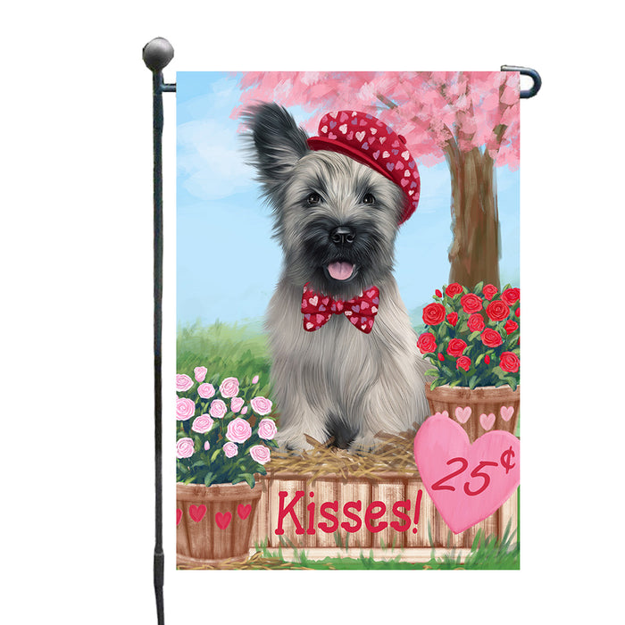 Rosie 25 Cent Kisses Skye Terrier Dog Garden Flags Outdoor Decor for Homes and Gardens Double Sided Garden Yard Spring Decorative Vertical Home Flags Garden Porch Lawn Flag for Decorations GFLG67972
