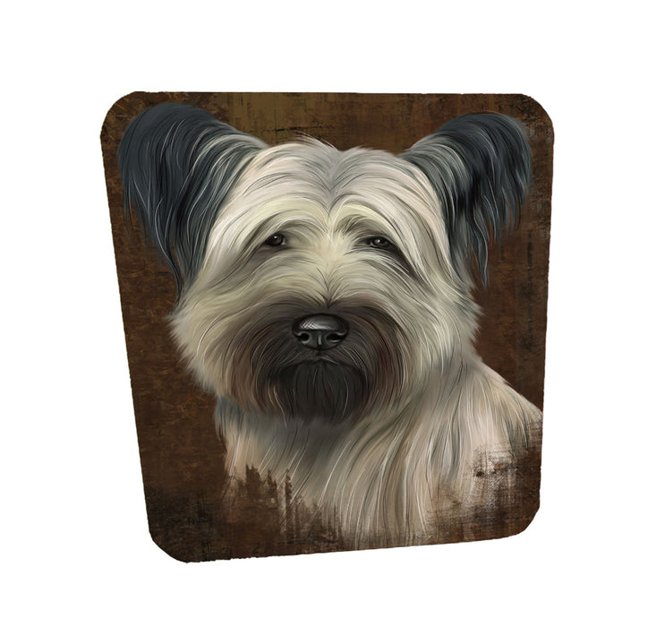 Rustic Skye Terrier Dog Coasters Set of 4 CSTA58224