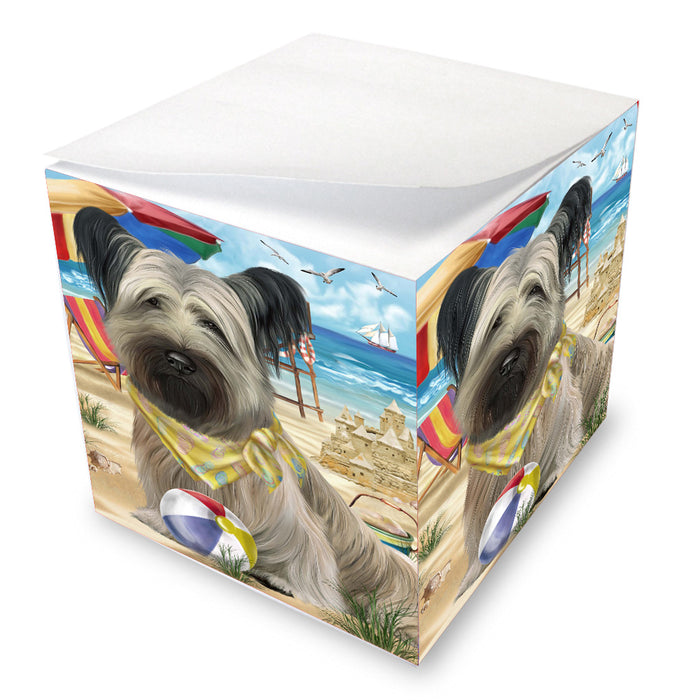 Pet Friendly Beach Skye Terrier Dog Note Cube NOC-DOTD-A57204