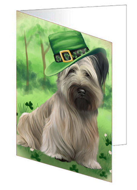 St. Patrick's Day Springer Spaniel Dog Handmade Artwork Assorted Pets Greeting Cards and Note Cards with Envelopes for All Occasions and Holiday Seasons