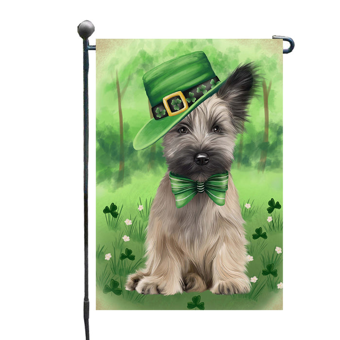 St. Patrick's Day Skye Terrier Dog Garden Flags Outdoor Decor for Homes and Gardens Double Sided Garden Yard Spring Decorative Vertical Home Flags Garden Porch Lawn Flag for Decorations GFLG68588
