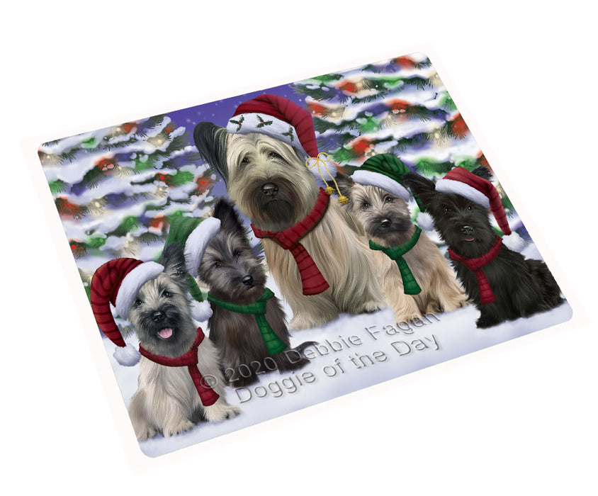 Christmas Happy Holidays Springer Spaniel Dogs Family Portrait Refrigerator/Dishwasher Magnet - Kitchen Decor Magnet - Pets Portrait Unique Magnet - Ultra-Sticky Premium Quality Magnet