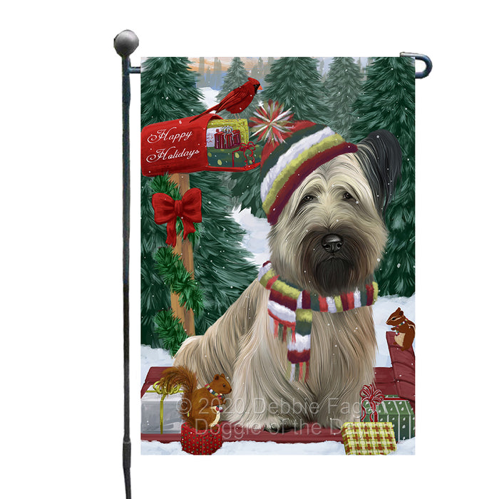 Christmas Woodland Sled Skye Terrier Dog Garden Flags Outdoor Decor for Homes and Gardens Double Sided Garden Yard Spring Decorative Vertical Home Flags Garden Porch Lawn Flag for Decorations GFLG68428