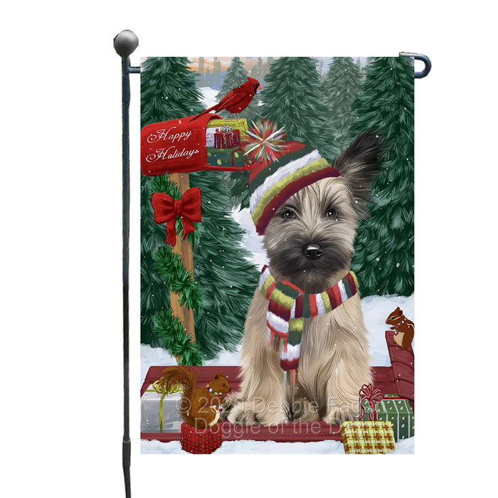 Christmas Woodland Sled Skye Terrier Dog Garden Flags Outdoor Decor for Homes and Gardens Double Sided Garden Yard Spring Decorative Vertical Home Flags Garden Porch Lawn Flag for Decorations GFLG68430