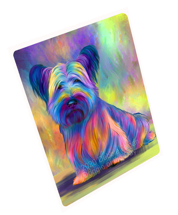 Paradise Wave Skye Terrier Dog Cutting Board - For Kitchen - Scratch & Stain Resistant - Designed To Stay In Place - Easy To Clean By Hand - Perfect for Chopping Meats, Vegetables