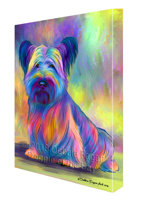 Paradise Wave Skye Terrier Dog Canvas Print Wall Art Décor CVS132857