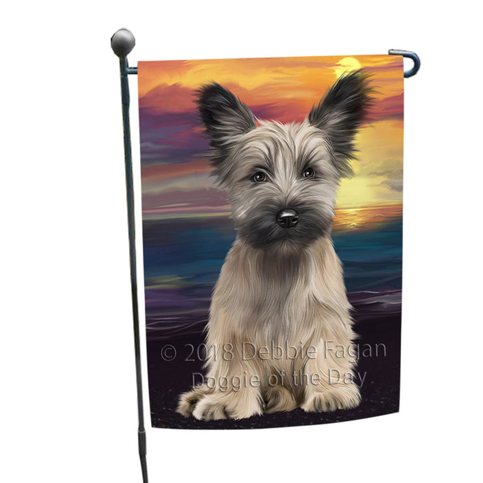 Sunset Skye Terrier Dog Garden Flag GFLG65142