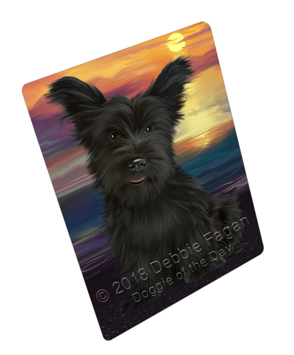 Sunset Skye Terrier Dog Refrigerator / Dishwasher Magnet RMAG105462