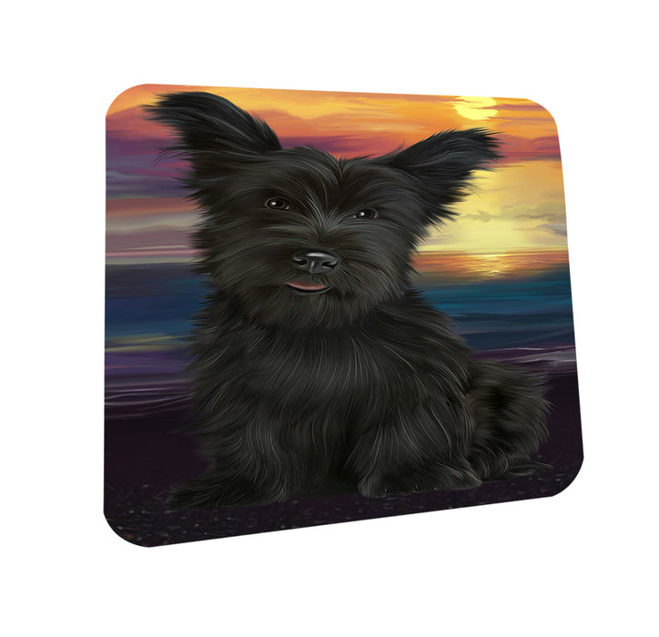Sunset Skye Terrier Dog Coasters Set of 4 CST57133