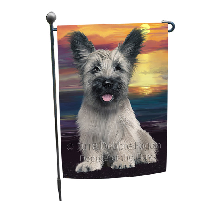 Sunset Skye Terrier Dog Garden Flag GFLG65144