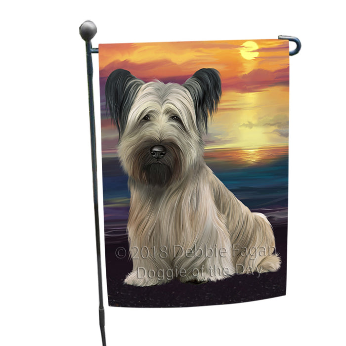 Sunset Skye Terrier Dog Garden Flag GFLG65146