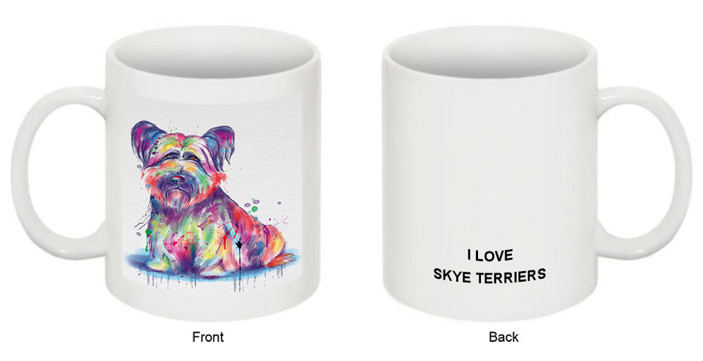 Watercolor Skye Terrier Dog Coffee Mug MUG52505