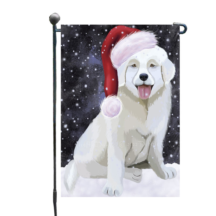 Christmas Let it Snow Slovensky Cuvac Dog Garden Flags Outdoor Decor for Homes and Gardens Double Sided Garden Yard Spring Decorative Vertical Home Flags Garden Porch Lawn Flag for Decorations GFLG68807