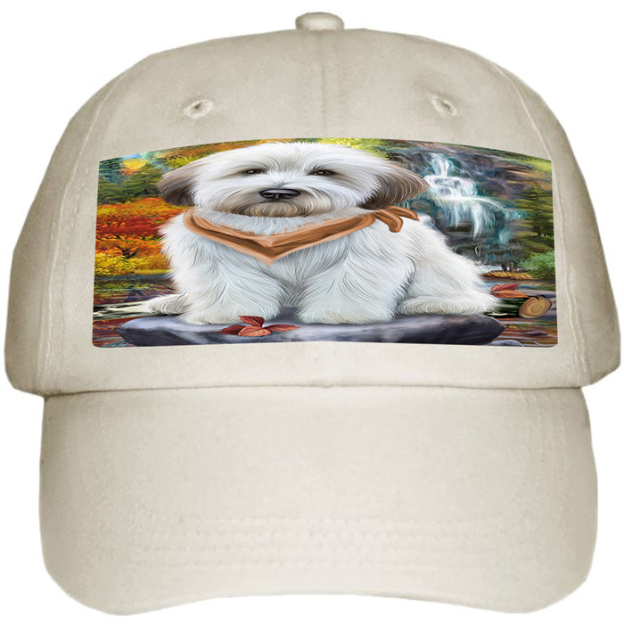 Scenic Waterfall Soft-Coated Wheaten Terrier Dog Ball Hat Cap HAT54285