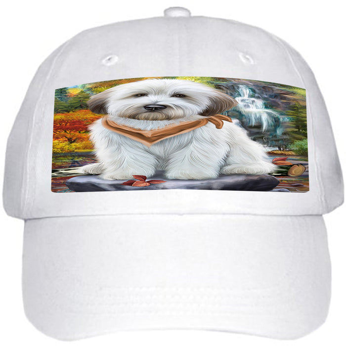 Scenic Waterfall Soft-Coated Wheaten Terrier Dog Ball Hat Cap HAT54285
