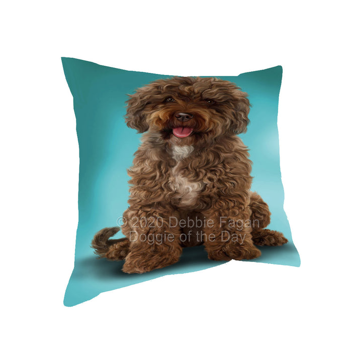 Spanish Water Dog Pillow with Top Quality High-Resolution Images - Ultra Soft Pet Pillows for Sleeping - Reversible & Comfort - Ideal Gift for Dog Lover - Cushion for Sofa Couch Bed - 100% Polyester