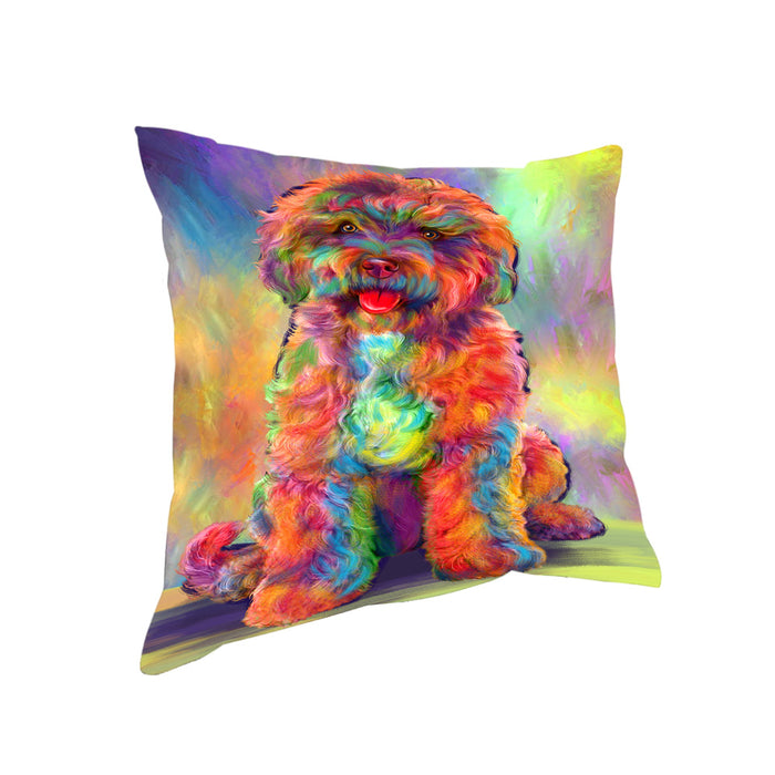 Paradise Wave Spanish Water Dog Pillow with Top Quality High-Resolution Images - Ultra Soft Pet Pillows for Sleeping - Reversible & Comfort - Ideal Gift for Dog Lover - Cushion for Sofa Couch Bed - 100% Polyester