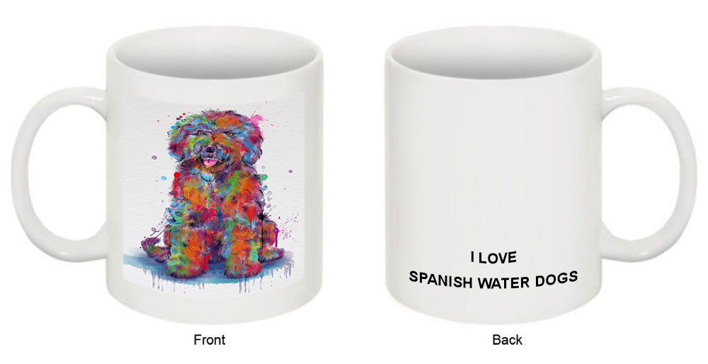 Watercolor Spanish Water Dog Coffee Mug MUG52963