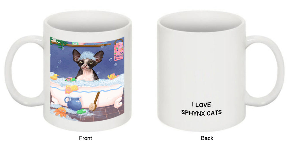 Rub A Dub Dog In A Tub Sphynx Cat Coffee Mug MUG52857