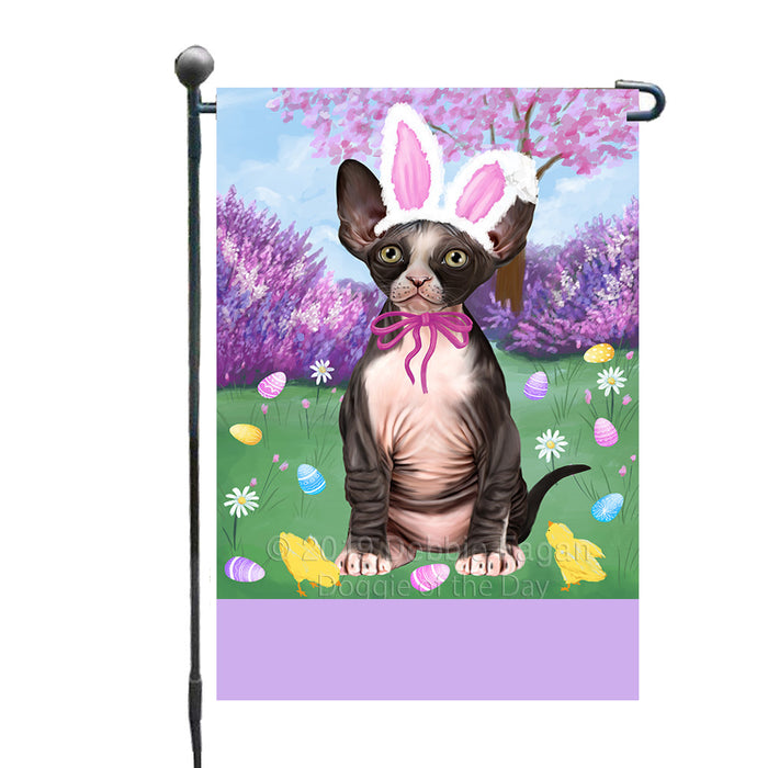 Personalized Easter Holiday Sphynx Cat Custom Garden Flags GFLG-DOTD-A59033