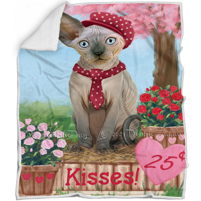 Rosie 25 Cent Kisses Sphynx Cat Blanket BLNKT125607