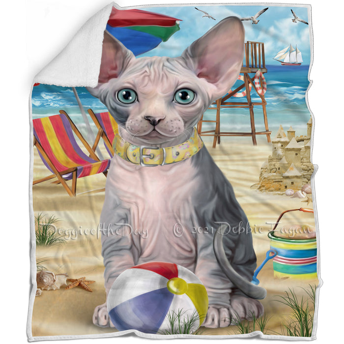 Pet Friendly Beach Sphynx Cat Blanket BLNKT81201