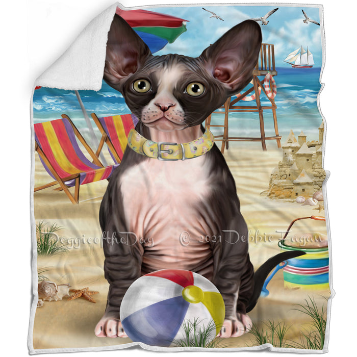 Pet Friendly Beach Sphynx Cat Blanket BLNKT81219