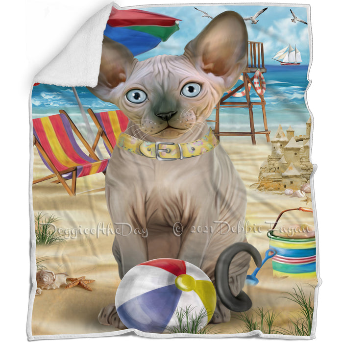 Pet Friendly Beach Sphynx Cat Blanket BLNKT81228