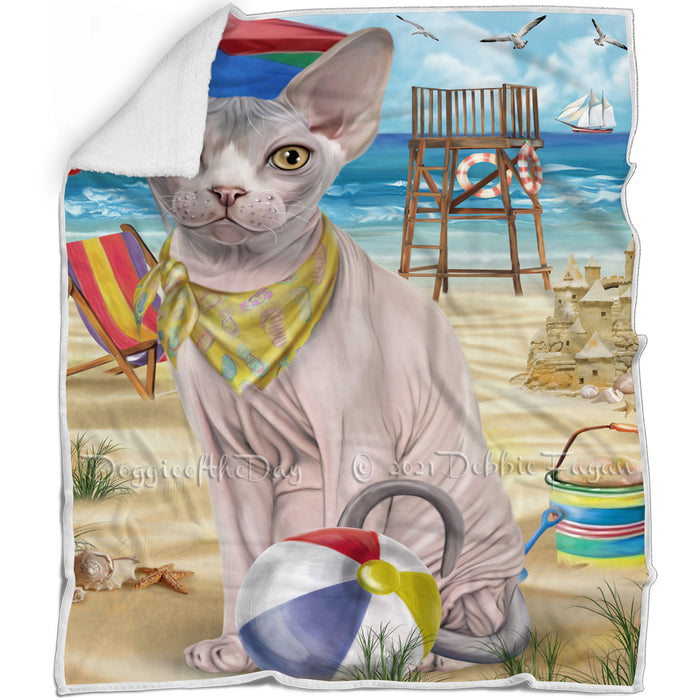Pet Friendly Beach Sphynx Cat Blanket BLNKT81237