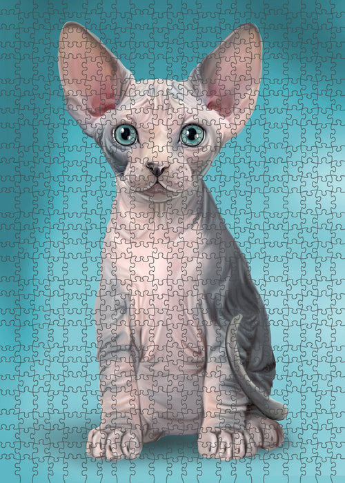 Sphynx Cat Puzzle with Photo Tin PUZL62550