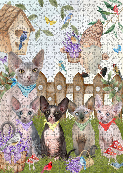 Sphynx Jigsaw Puzzle: Interlocking Puzzles Games for Adult, Explore a Variety of Custom Designs, Personalized, Pet and Cat Lovers Gift