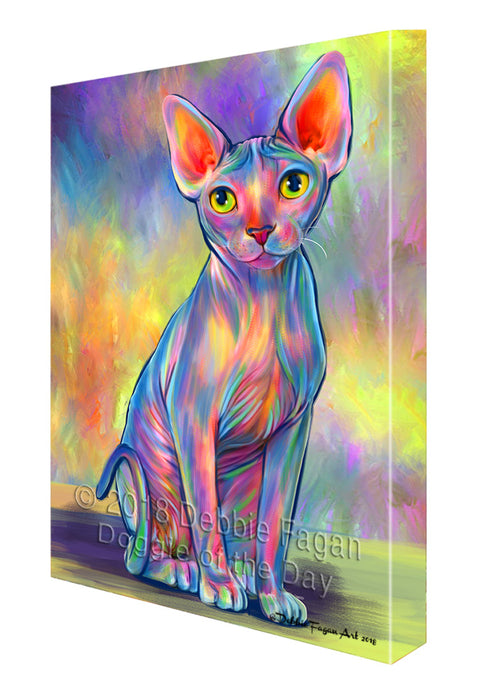 Paradise Wave Sphynx Cat Canvas Print Wall Art Décor CVS132866